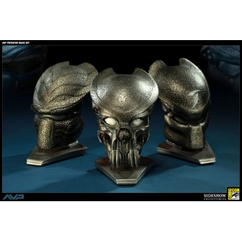Alien vs Predator Replicas 1/4 Masks SDCC 2011 Exclusive Version Set 10 cm (3)